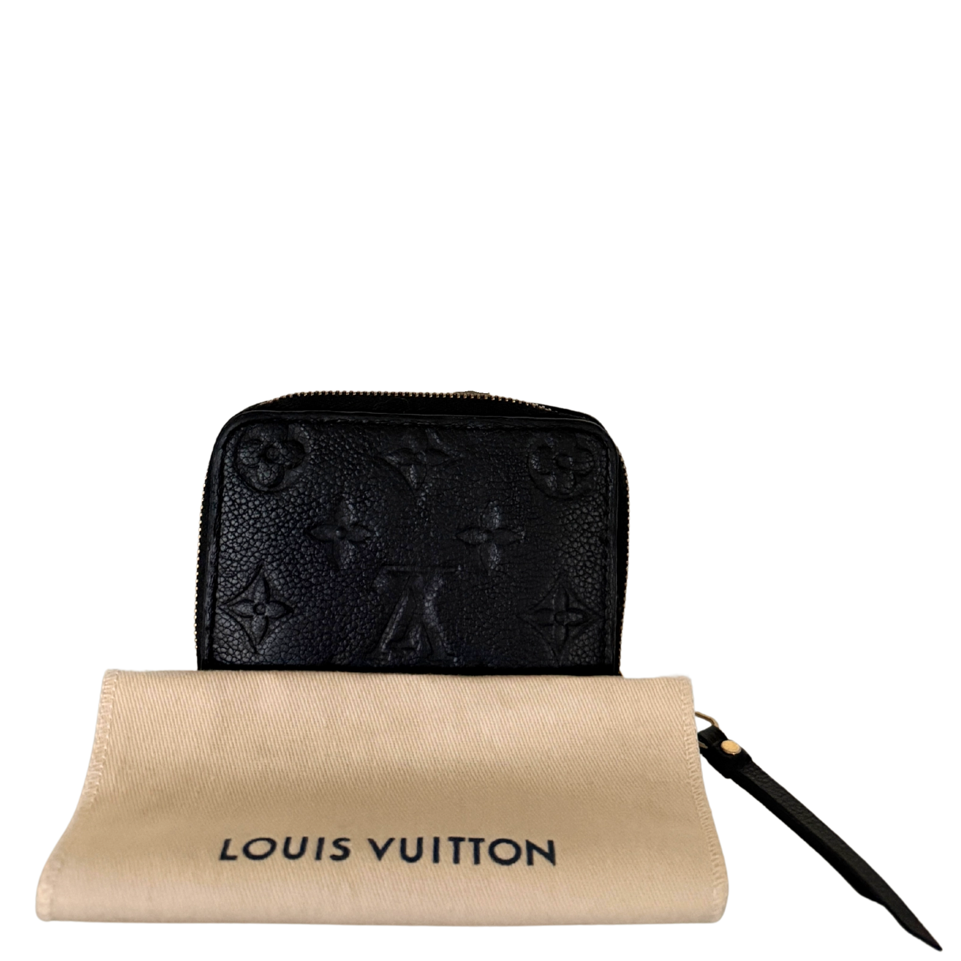 Louis Vuitton Zippy Coin Geldbörse M60574 Schwarz / sehr gut Echtheitscheck