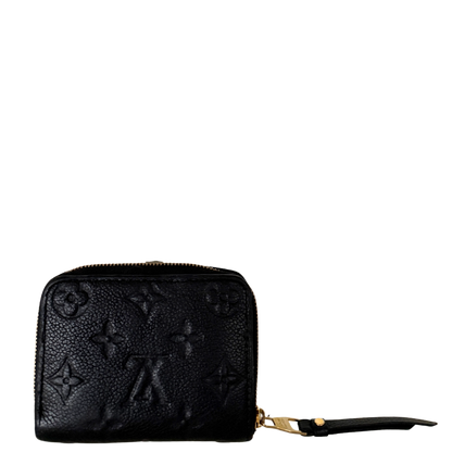 Louis Vuitton Zippy Coin Geldbörse M60574 Schwarz / sehr gut Echtheitscheck