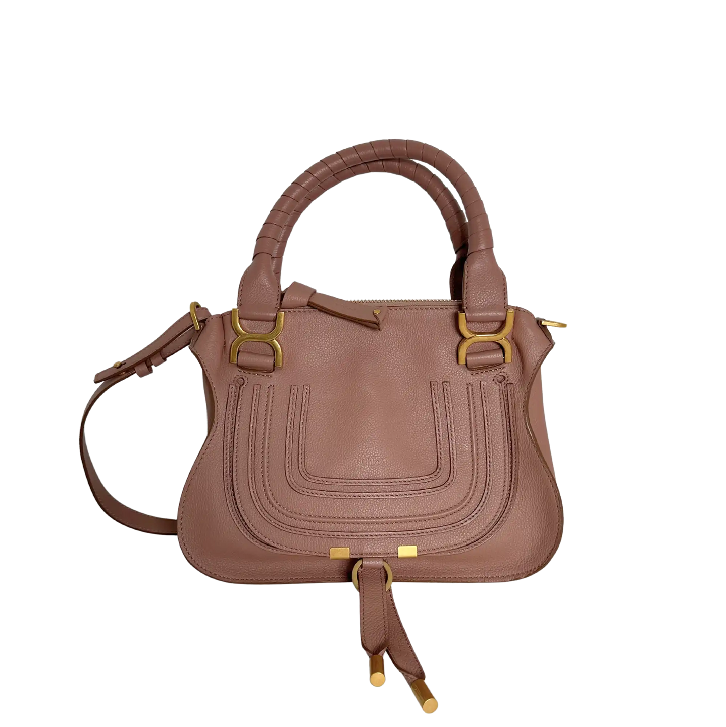 Chloé Marcie Small Handtasche Woodrose Leder / neuwertig Chloé