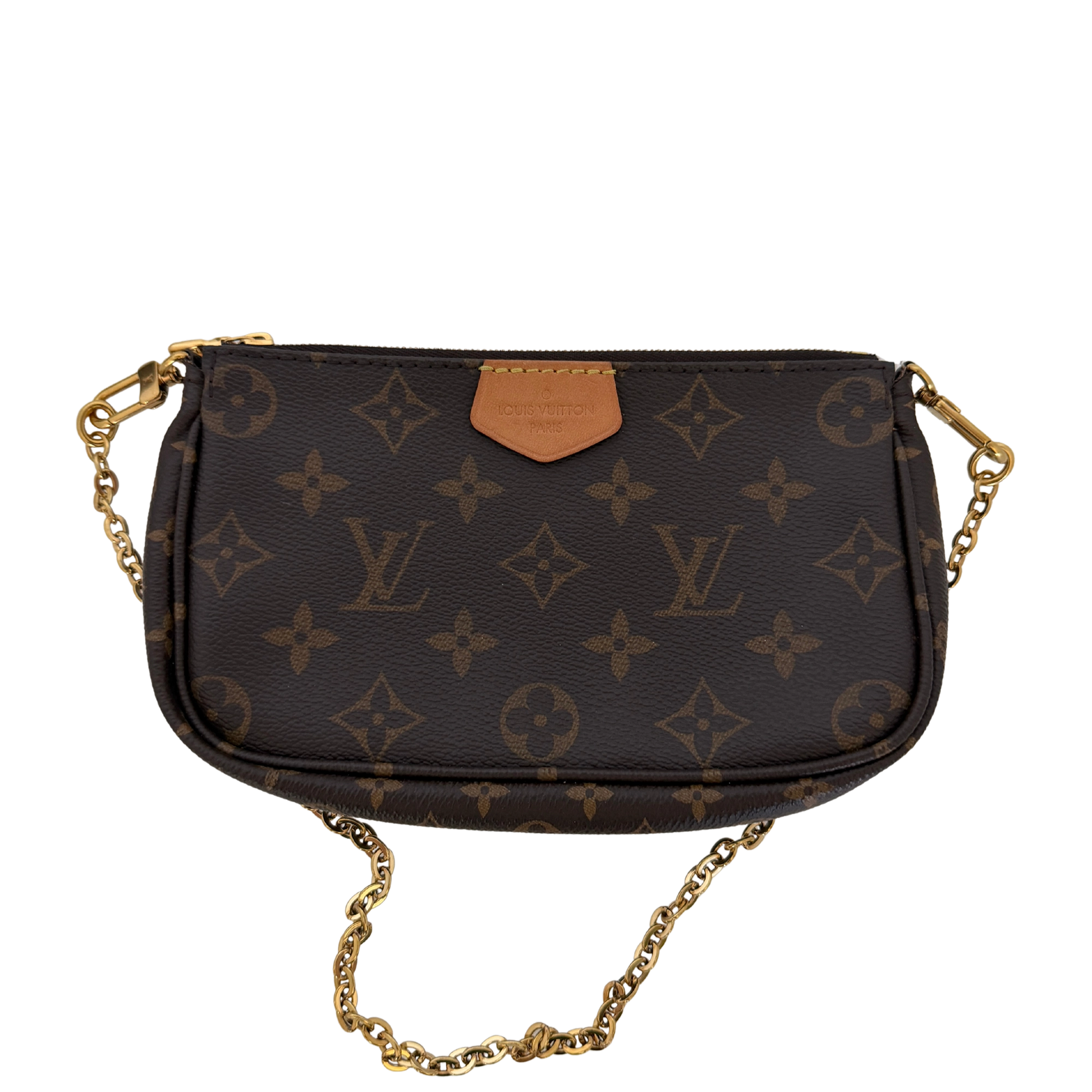 Louis Vuitton Multi Pochette Accessoires Monogram Canvas Rose Clair / sehr gut Louis Vuitton