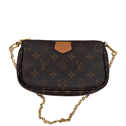 Louis Vuitton Multi Pochette Accessoires Monogram Canvas Rose Clair / sehr gut Louis Vuitton