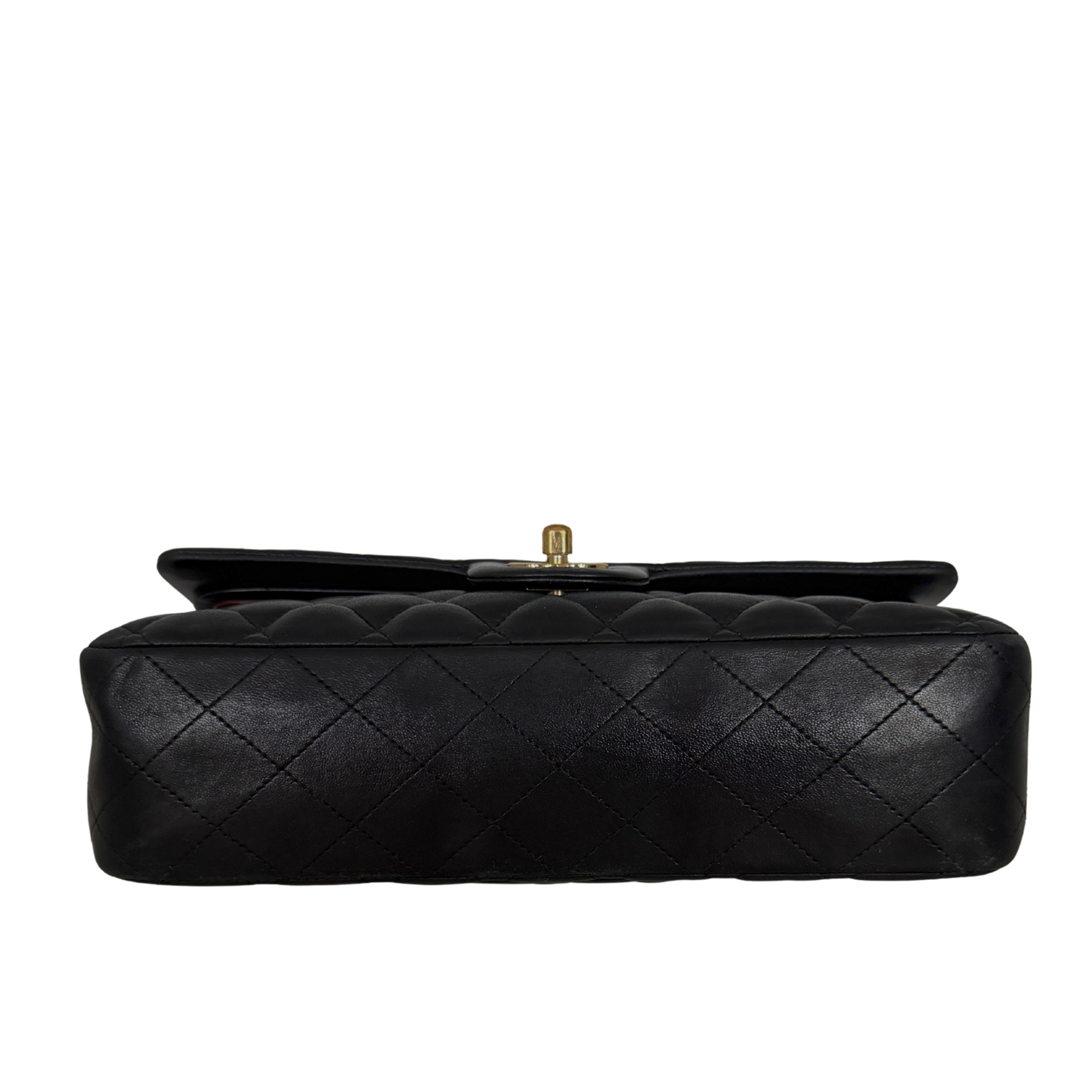 Chanel Vintage Timeless Double Flap Bag Medium schwarz / sehr gut Chanel