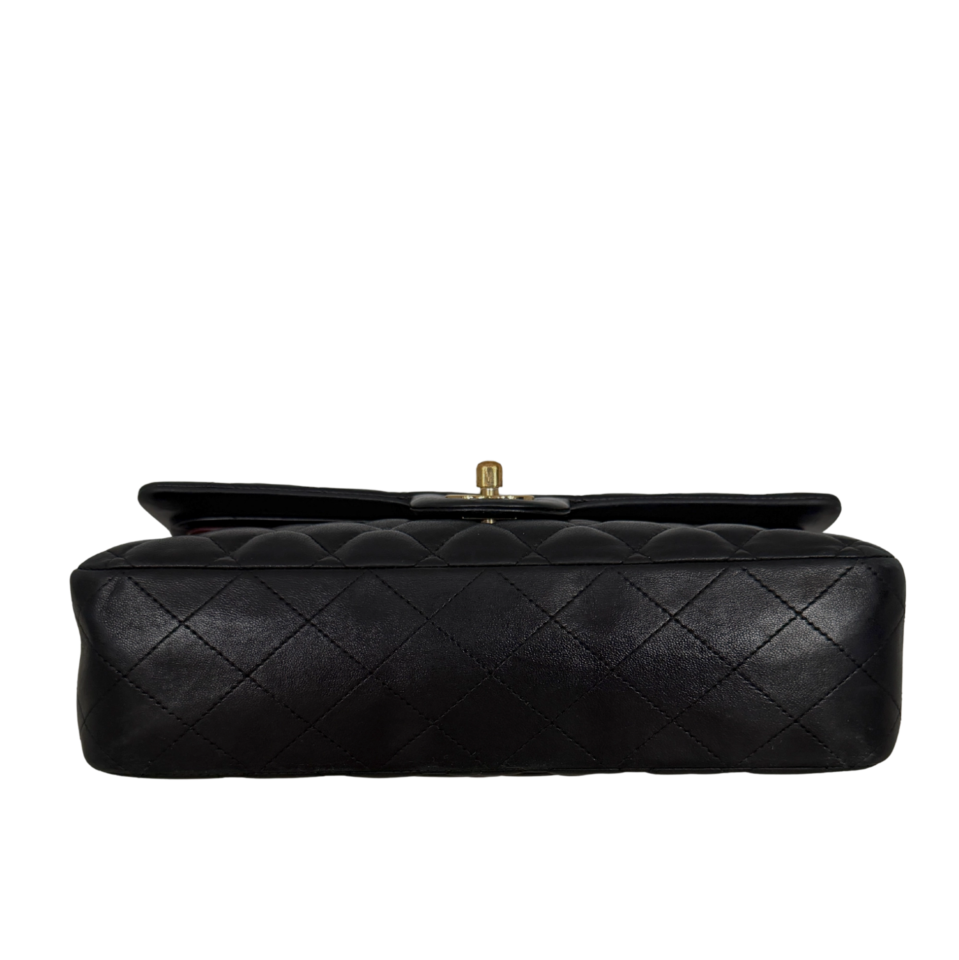 Chanel Vintage Timeless Double Flap Bag Medium schwarz / sehr gut Chanel