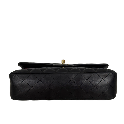 Chanel Vintage Timeless Double Flap Bag Medium schwarz / sehr gut Chanel