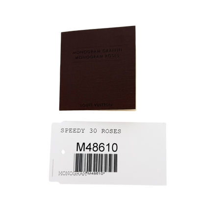 Louis Vuitton Speedy 30 Roses Monogram Canvas Braun / neuwertig Louis Vuitton