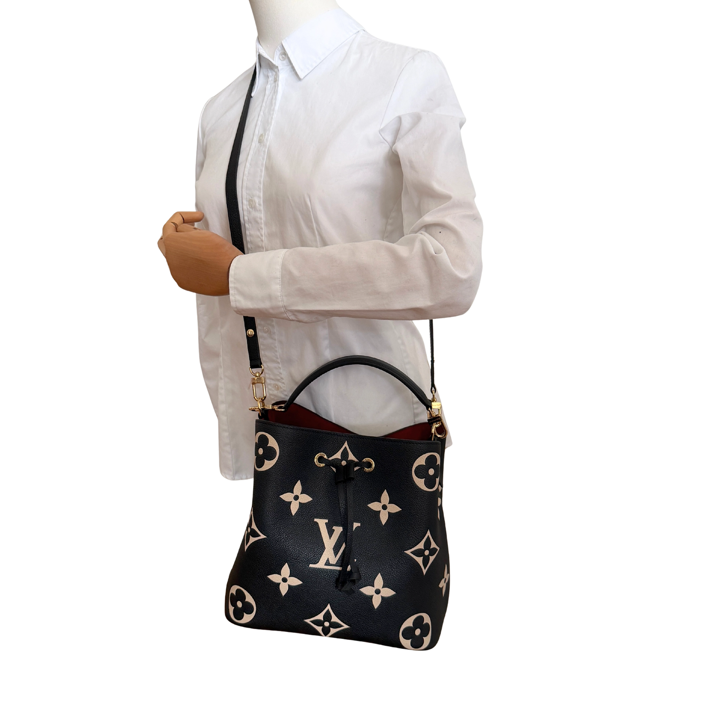 Louis Vuitton NéoNoé MM Monogram Empreinte Bicolor M45497 Fullset / neuwertig Louis Vuitton