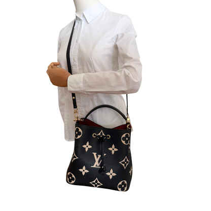 Louis Vuitton NéoNoé MM Monogram Empreinte Bicolor M45497 Fullset / neuwertig Louis Vuitton