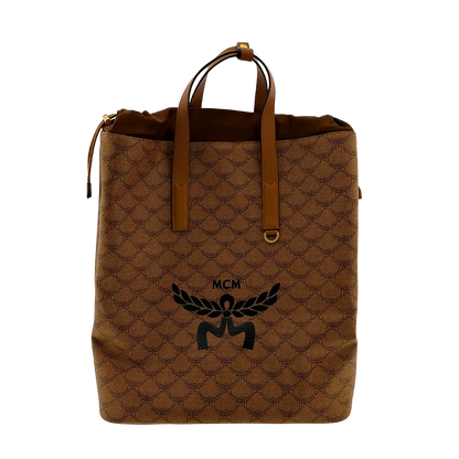 MCM Himmel Lauretos Backback Medium Cognac Unisex / ungetragen MCM