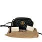 Gucci GG Marmont schwarz Leder Small / neuwertig Gucci