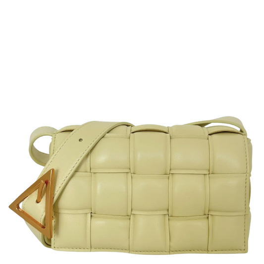 Bottega Veneta Padded Cassette Small Ice Cream / ungetragen Bottega Veneta