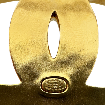 Chanel CC Brosche Gold/Orange/Pink - Limitierte Edition / Neuwertig Chanel