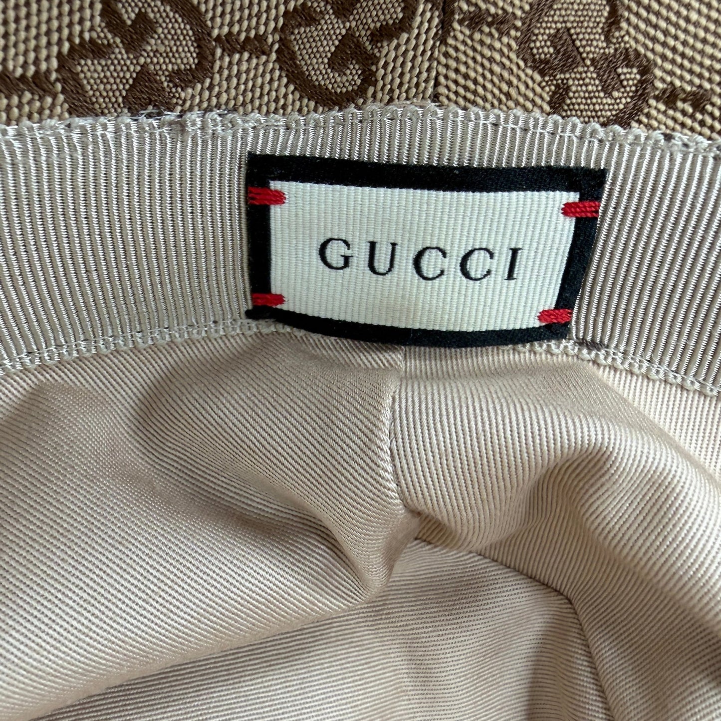 Gucci beige GG Canvas Hut Größe S 57cm / neuwertig Gucci