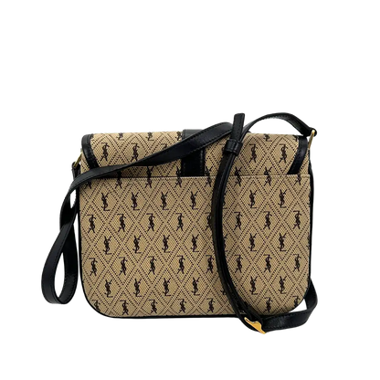 Saint Laurent YSL Canvas Small Le Monogramme Besace Bag Beige / sehr gut