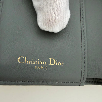 Dior Saddle Lotus Geldbörse Oblique Jacquard grau / sehr gut Dior