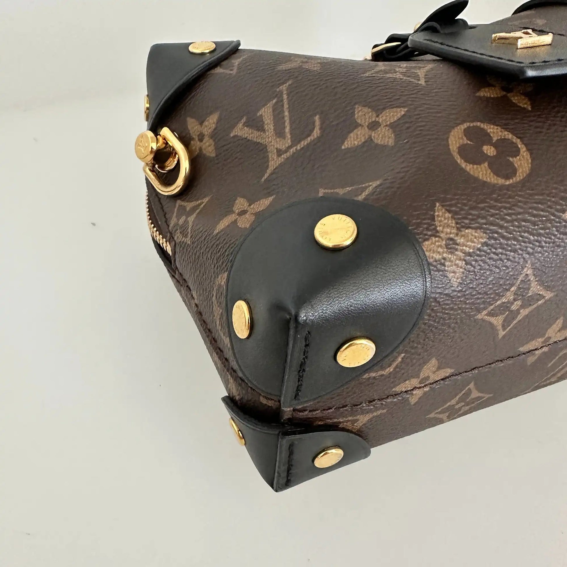 Louis Vuitton Petite Malle Souple Monogram M45571 Fullset / sehr gut Louis Vuitton