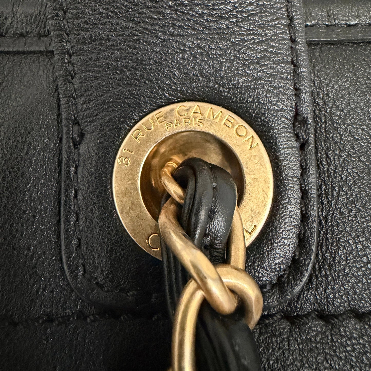 Chanel Deauville Leder Multicolor Tote Bag / sehr gut Chanel