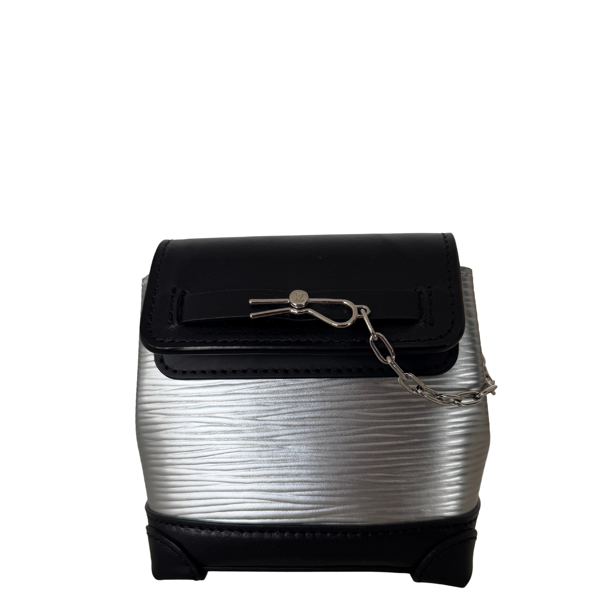 Louis Vuitton Epi Micro Steamer silber schwarz / neuwertig Louis Vuitton