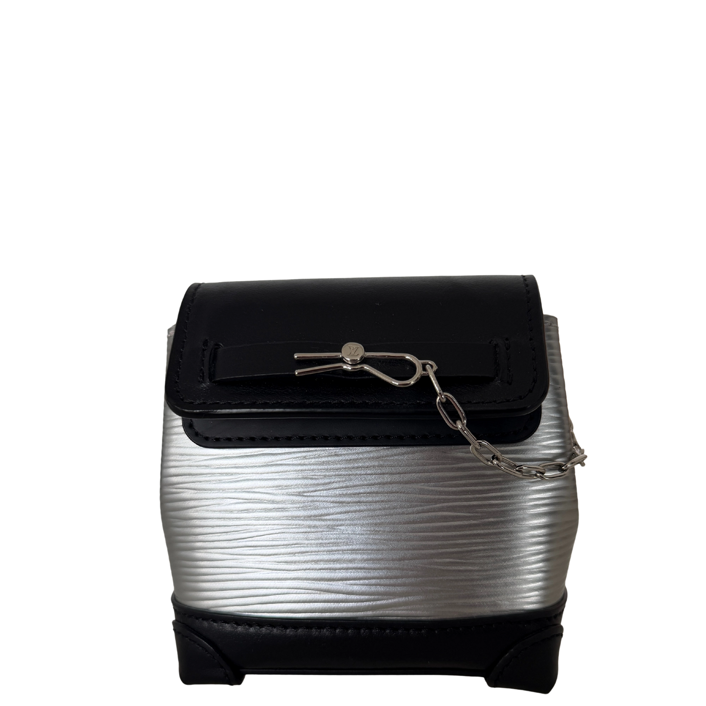 Louis Vuitton Epi Micro Steamer silber schwarz / neuwertig Louis Vuitton