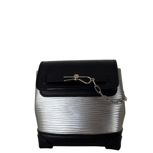 Louis Vuitton Epi Micro Steamer silber schwarz / neuwertig Louis Vuitton