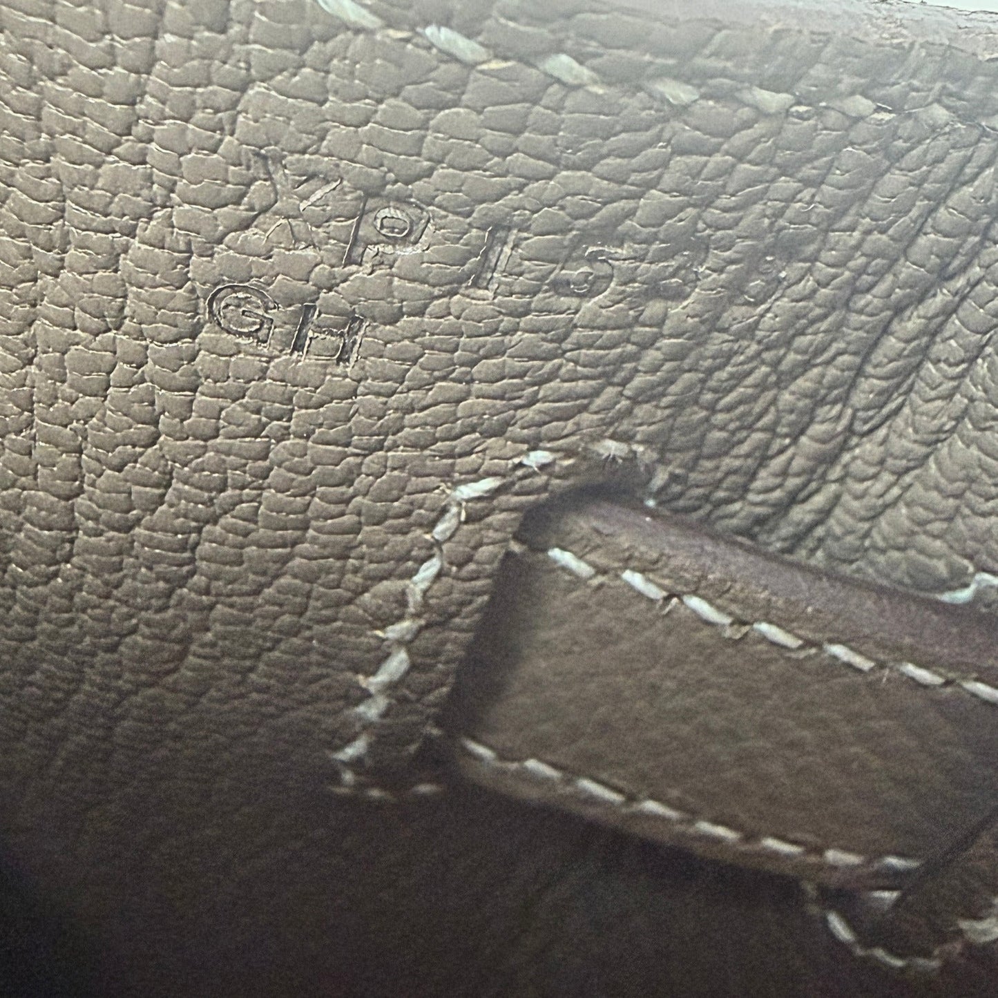 Hemès Kelly Bag 32 Sellier Epsom Leder Etoupe / sehr gut Hermès