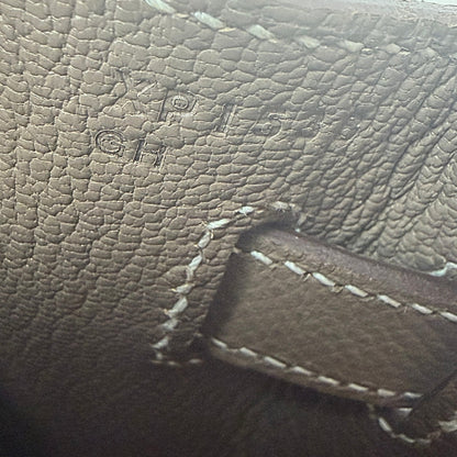 Hemès Kelly Bag 32 Sellier Epsom Leder Etoupe / sehr gut Hermès