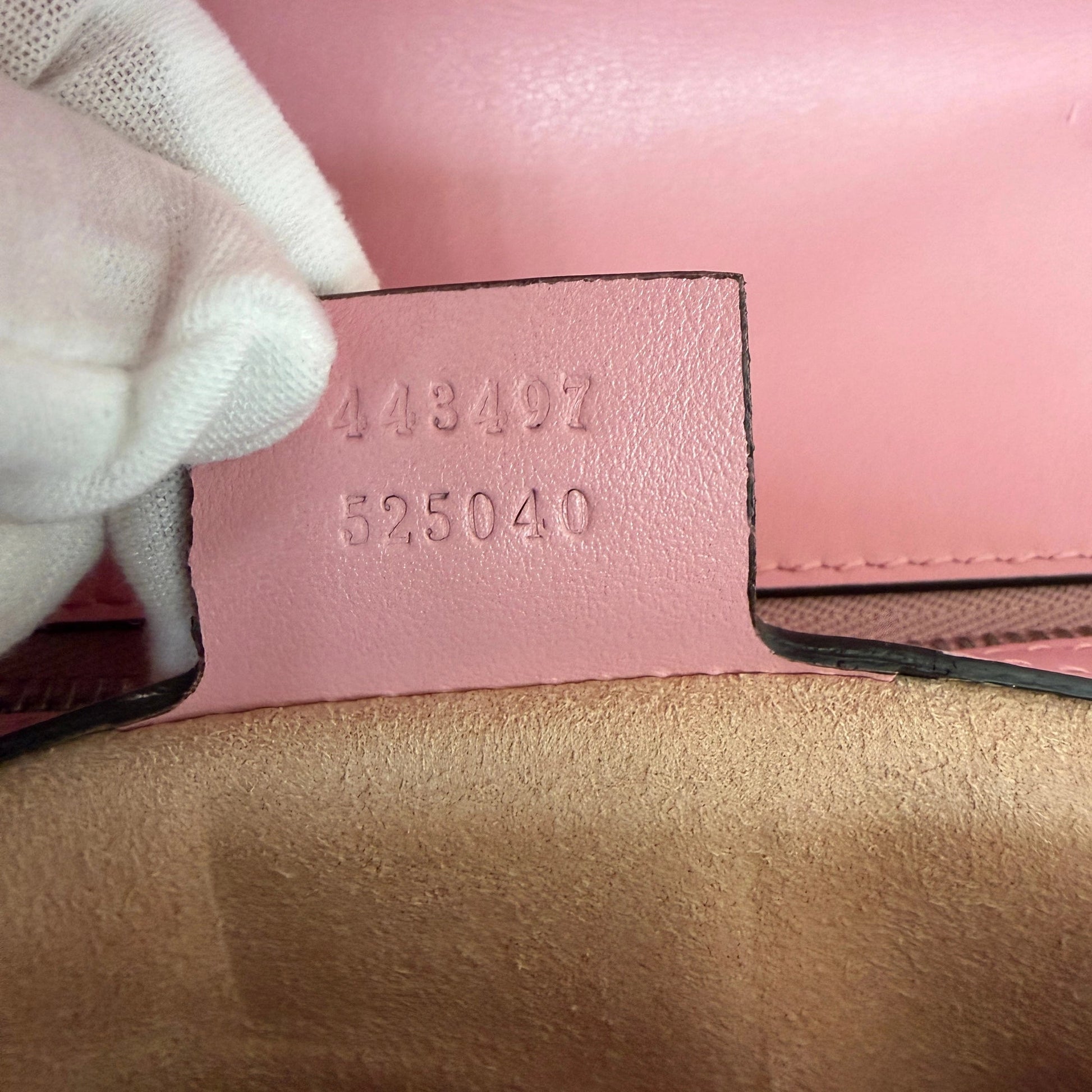 Gucci GG Marmont Small pink silber Hardware / neuwertig Gucci