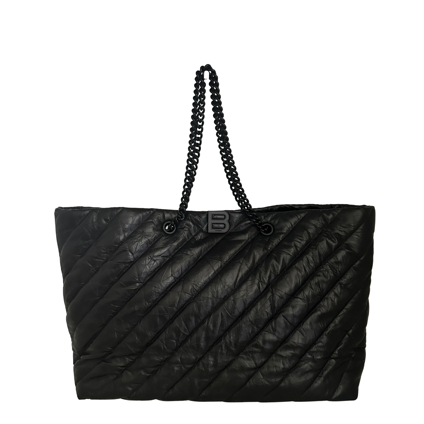 Balenciaga Shopper Crush East-West Large Kalbsleder / neuwertig Balenciaga