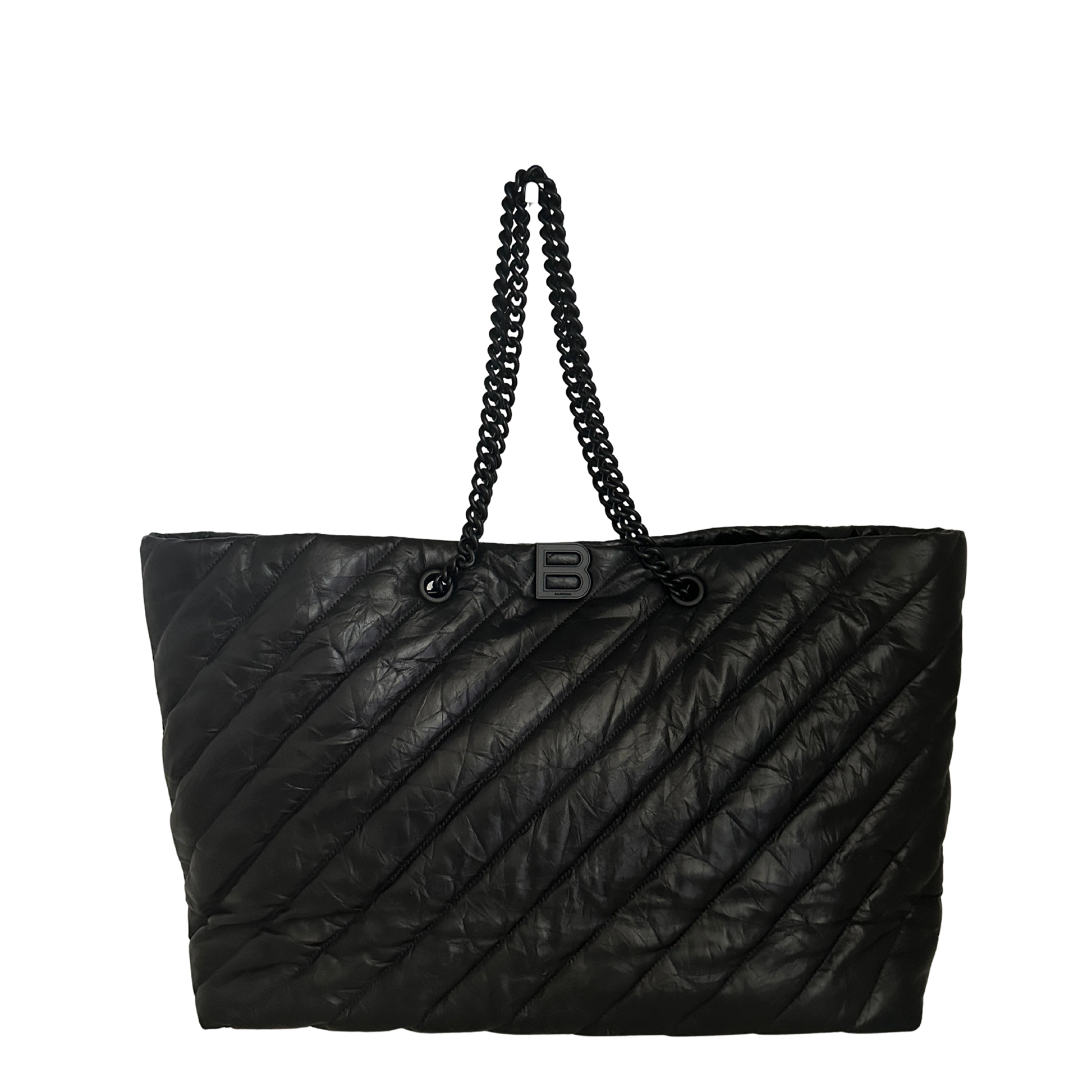 Balenciaga Shopper Crush East-West Large Kalbsleder / neuwertig Balenciaga