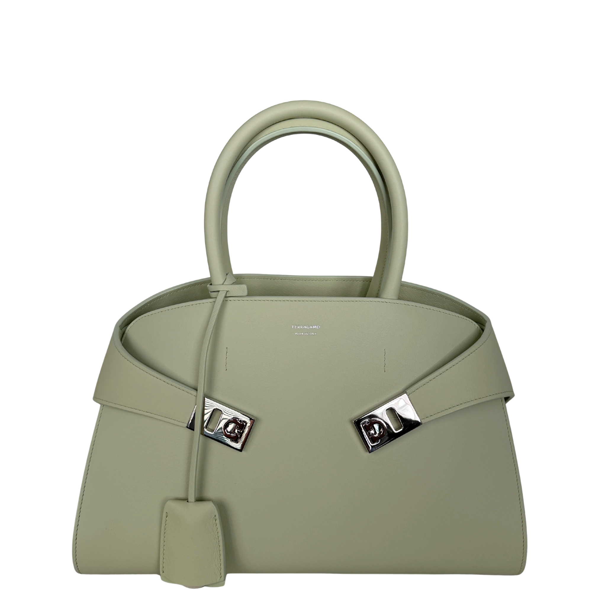 Salvatore Ferragamo HUG (M) Leder grün / sehr gut Salvatore Ferragamo