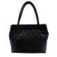 Chanel Vintage Handtasche Kaviar Leder schwarz / Gut Chanel