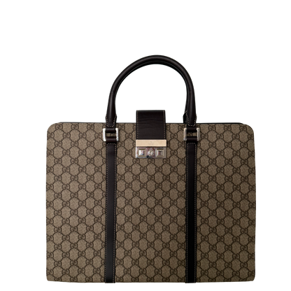 Gucci GG Supreme Business Laptop Bag / gut Gucci