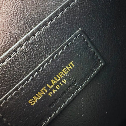 Saint Laurent YSL Canvas Small Le Monogramme Besace Bag Beige / sehr gut