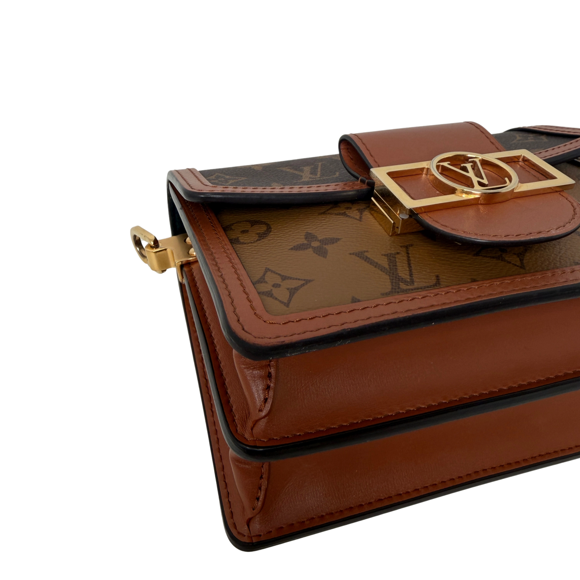 Louis Vuitton Mini Dauphine Monogram Reverse Canvas Fullset / sehr gut Louis Vuitton