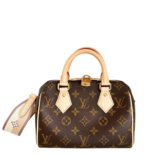 Louis Vuitton Speedy 20 mit Schulterriemen Monogram M46222 / ungetragen Louis Vuitton