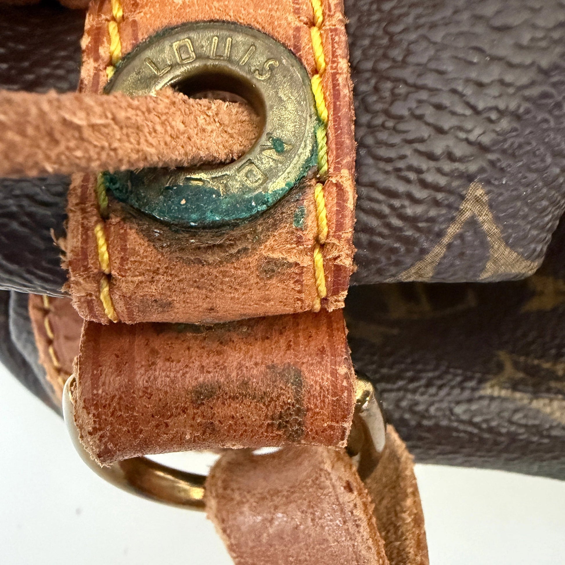 Louis Vuitton Petit Sac Noé Monogram Canvas Braun / akzeptabel Louis Vuitton