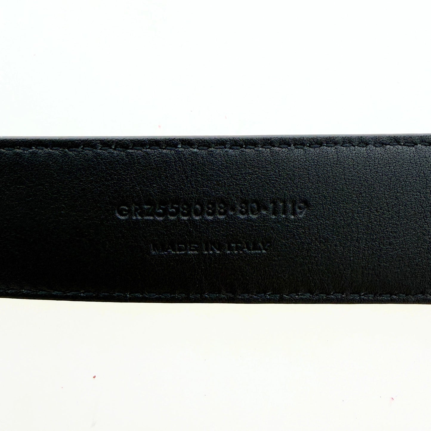 Saint Laurent Cassandre Gürtel  All black  80cm Schwarz / sehr gut Saint Laurent