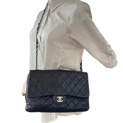Chanel Timeless Accordion Flap Bag Lammleder / sehr gut Chanel