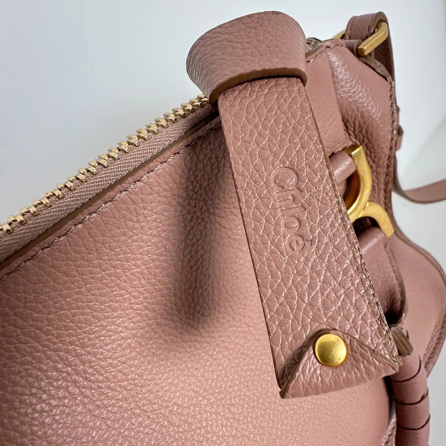 Chloé Marcie Small Handtasche Woodrose Leder / neuwertig Chloé