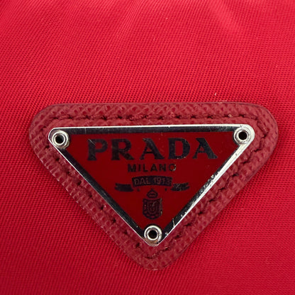 Prada Re-Edition 2000 Mini Bag rot Fullset / sehr gut Prada