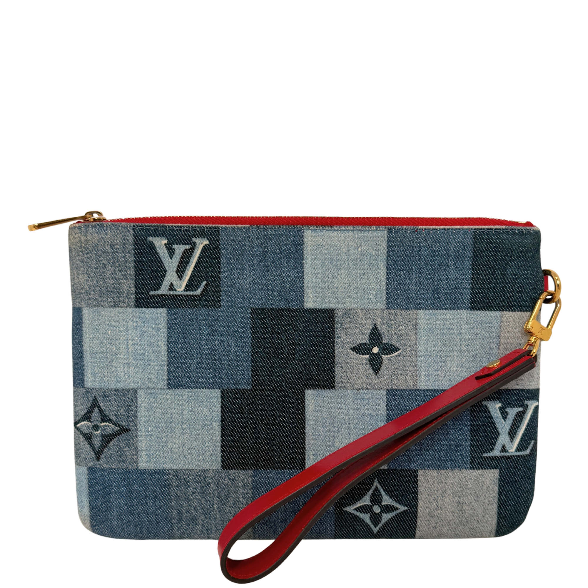 Louis Vuitton City Pouch Denim M68761 / sehr gut Louis Vuitton
