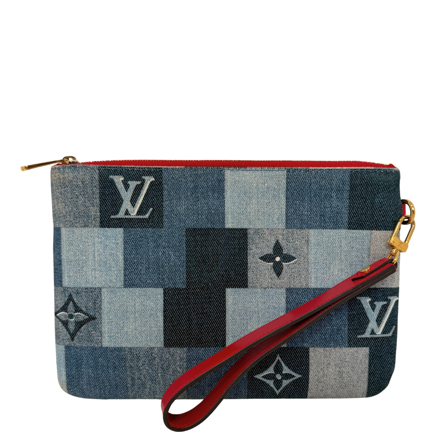 Louis Vuitton City Pouch Denim M68761 / sehr gut Louis Vuitton