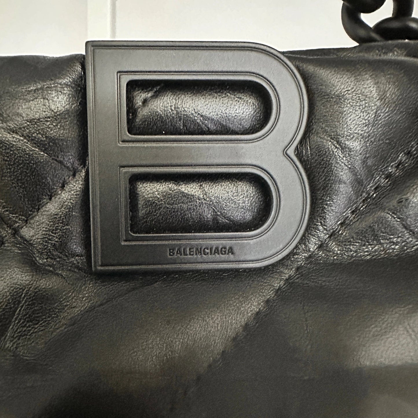 Balenciaga Shopper Crush East-West Large Kalbsleder / neuwertig Balenciaga