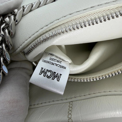 MCM Travia Shearling Shoulder Bag Off- White / neuwertig MCM