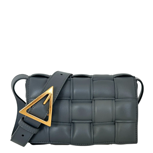 Bottega Veneta Padded Cassette Small Thunder/ ungetragen Bottega Veneta