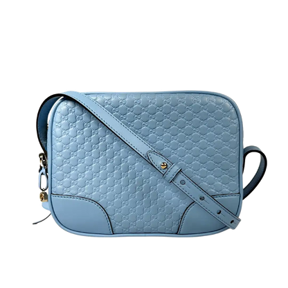 Gucci Microguccissima Camerabag hellblau / sehr gut Gucci