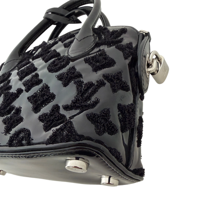 Louis Vuitton Lockit BB Bag Limited Edition 2012 Lackleder schwarz / sehr gut Louis Vuitton