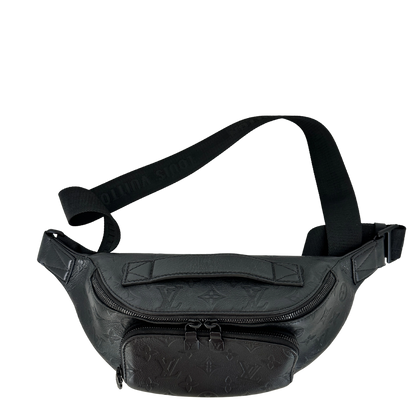 Louis Vuitton Rush Bumbag Monogram Shadow Leder schwarz Fullset / sehr gut Louis Vuitton