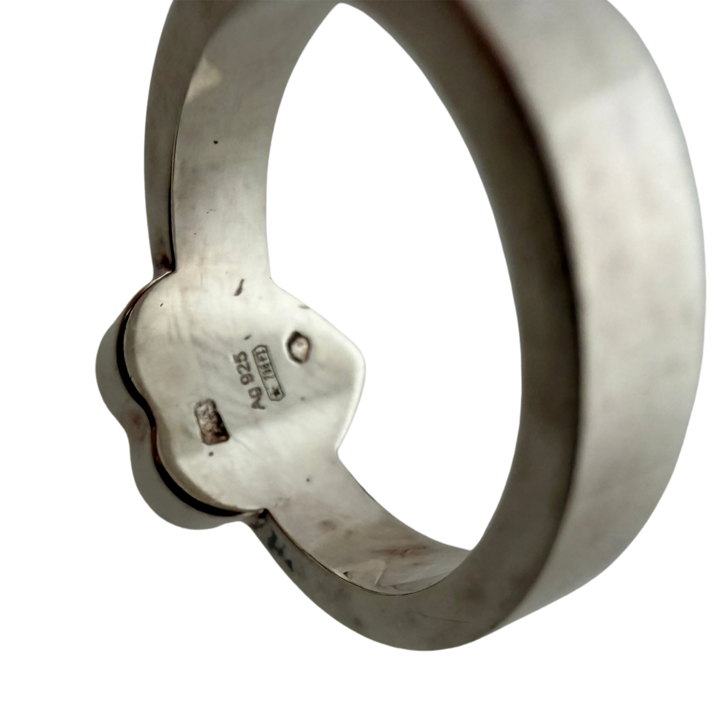 Gucci Ring mit Herz-Anhänger 925er silber Größe 10 / gut Gucci