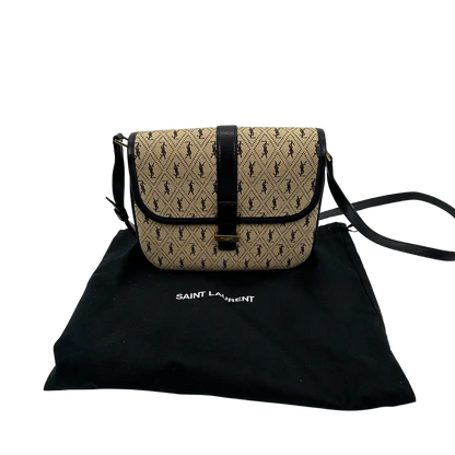 Saint Laurent YSL Canvas Small Le Monogramme Besace Bag Beige / sehr gut