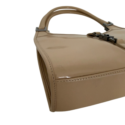 Gucci Jackie Schultertasche Lackleder beige / sehr gut Gucci